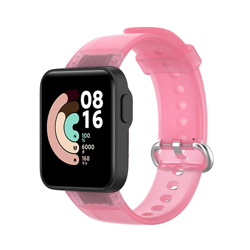 Transparent TPU Smart Watch Band Replacement Wrist Strap for Xiaomi Redmi Watch Mi Watch Lite Transparent TPU Smart Watch Band Replacement Wrist Strap for Xiaomi Redmi Watch Mi Watch Lite